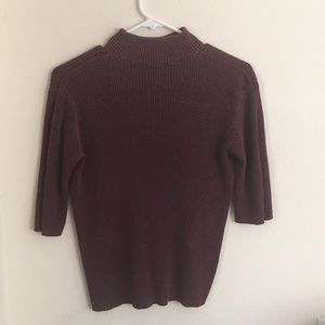Deep purple “turtleneck” shirt
